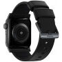 Nomad Active Pro hidrofób bőr szíj - Apple Watch Ultra 49mm / 46mm / 45mm / 44mm / 42mm - fekete