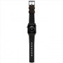 Nomad Active Pro hidrofób bőr szíj - Apple Watch Ultra 49mm / 46mm / 45mm / 44mm / 42mm - barna-ezüst
