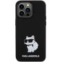 Karl Lagerfeld Choupette NFT szilikon tok iPhone 15 Pro Max készülékhez - fekete