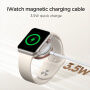 JOYROOM S-IW011 Mágneses gyors töltő kábel 3,5 W USB-C az Apple Watch-hoz - 1,2 m - arany