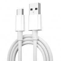 Wiwu Wi-C007 USB-A/USB-C gyors töltő- és adatkábel iPhone / iPad / MacBook / AirPods készülékhez - 1,2 m - fehér