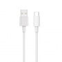Wiwu Wi-C007 USB-A/USB-C gyors töltő- és adatkábel iPhone / iPad / MacBook / AirPods készülékhez - 1,2 m - fehér