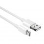 Wiwu Wi-C007 USB-A/USB-C gyors töltő- és adatkábel iPhone / iPad / MacBook / AirPods készülékhez - 1,2 m - fehér