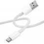 Wiwu Wi-C007 USB-A/USB-C gyors töltő- és adatkábel iPhone / iPad / MacBook / AirPods készülékhez - 1,2 m - fehér