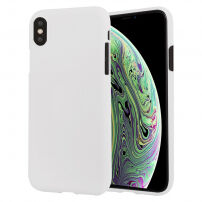 MERCURY GOOSPERY Liquid Case tok iPhone XS - fehér