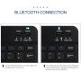 Vezeték nélküli Bluetooth billentyűzet - fekete