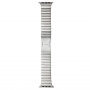 Luxus rozsdamentes acél szíj az Apple Watch 42mm / 41mm / 40mm / 38mm órához - ezüst