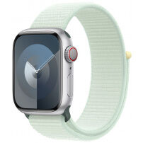 Eredeti Apple Sport Lanyard az Apple Watch Ultra 49mm / 46mm / 45mm / 44mm / 42mm-es órához - világos menta