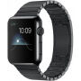Luxus rozsdamentes acél szíj az Apple Watch 42mm / 41mm / 40mm / 38mm órához - fekete