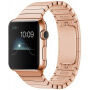 Luxus rozsdamentes acél szíj az Apple Watch 42mm / 41mm / 40mm / 38mm órához - rózsaarany