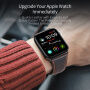 DUX DUCIS bőrszíj Apple Watch 42mm / 41mm / 40mm / 38mm órához - kávébarna