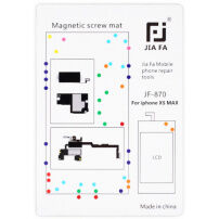 JIAFA mágneses szervizpad iPhone XS Max javításához - fehér