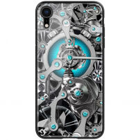 NILLKIN Spacetime tok üveg hátsó résszel iPhone XR