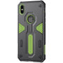 NILLKIN Defender II tartós tok iPhone XS Max - zöld