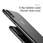 BASEUS flip cover tok iPhone XS Max - fekete