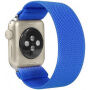 Nylon kökpánt - szíj csat nélkül - Apple Watch Ultra 49mm / 46mm / 45mm / 44mm / 42mm - sötétkék