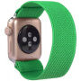 Nylon kökpánt - szíj csat nélkül - Apple Watch Ultra 49mm / 46mm / 45mm / 44mm / 42mm - sötétzöld