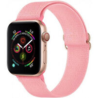 Nylon szíj csúsztatható csattal - Apple Watch 42mm / 41mm / 40mm / 38mm - rózsaszín