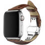 QIALINO bőr szíj business stílusban - Apple Watch Ultra 49mm / 46mm / 45mm / 44mm / 42mm - barna