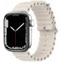 Szilikon óceán szíj - Apple Watch 42mm / 41mm / 40mm / 38mm - bézs