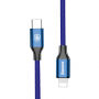 BASEUS lightning / USB-C kábel iPhone - 2m - kék