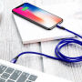 BASEUS lightning / USB-C kábel iPhone - 2m - kék