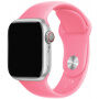 Szilikon szíj rövidebb és hosszabb csattal - Apple Watch 42mm / 41mm / 40mm / 38mm - eper rózsaszín