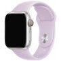 Szilikon szíj rövidebb és hosszabb csattal - Apple Watch 42mm / 41mm / 40mm / 38mm - halványlila