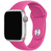Szilikon szíj rövidebb és hosszabb csattal - Apple Watch 42mm / 41mm / 40mm / 38mm - fukszia