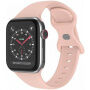 Szilikon szíj pillangócsattal - Apple Watch 42mm / 41mm / 40mm / 38mm - régi rózsaszín
