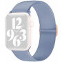 Szilikon szíj csúsztatható csattal - Apple Watch 42mm / 41mm / 40mm / 38mm - kék-szürke