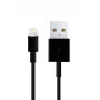 adatátviteli - és töltőkábel USB-A / Lightning - iPhone / iPad / iPod / AirPods - 2 m - fekete