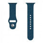 Szilikon pánt mancs mintával - Apple Watch 42mm / 41mm / 40mm / 38mm - sötétkék