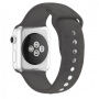 Szilikon pánt mancs mintával - Apple Watch 42mm / 41mm / 40mm / 38mm - szürkésbarna