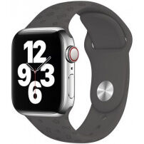 Szilikon pánt mancs mintával - Apple Watch 42mm / 41mm / 40mm / 38mm - szürkésbarna