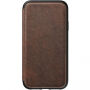 Nomad Folio Leather Case borító Apple iPhone XR - barna