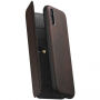 Nomad Folio Leather Tri-Fold borító Apple iPhone XR - barna