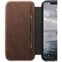 Nomad Folio Leather Tri-Fold borító Apple iPhone XR - barna