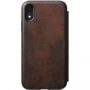Nomad Folio Leather Tri-Fold borító Apple iPhone XR - barna