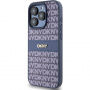 DKNY Repeat Pattern Tonal Stripe tok iPhone 14 Pro Max készülékhez - sötétkék