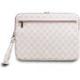 DKNY Checkered Pattern and Stripe táska iPadhez 13"-ig / MacBookhoz 14"-ig - rózsaszín