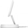 BELKIN BOOST CHARGE PRO átalakítható Qi2 15W mágneses töltőállvány iPhone / AirPods készülékekhez - fehér