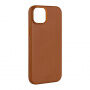FIXED MagLeather bőrtok MagSafe-el iPhone 13-hoz - barna