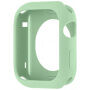 Szilikon szíj szilikon tokkal Apple Watch 41mm / 40mm-es órához - zöld