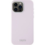 DKNY Silver Metal Logo szilikon tok MagSafe-el iPhone 15 Pro MAX készülékhez - rózsaszín