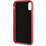 Guess PU Leather Case Triangle tok iPhone XR - piros
