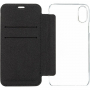 Karl Lagerfeld Ikonik Book borító iPhone X / XS - fekete