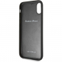 Ferrari Heritage Stripe Hard FEHDEHCPXRE bőr tok iPhone X/XS - piros