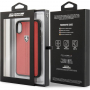 Ferrari Heritage Stripe Hard FEHDEHCPXRE bőr tok iPhone X/XS - piros