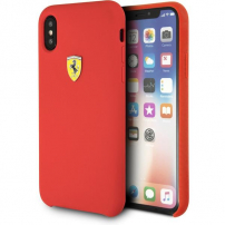 Ferrari SF szilikon tok FESSIHCPXRE iPhone X/XS - piros